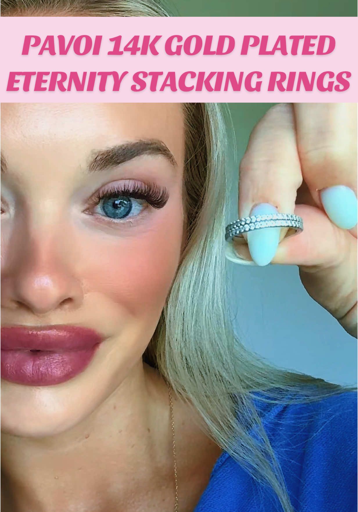 Rich girl energy on a budget? 💅✨ This PAVOI 14K Gold Eternity Ring is giving luxury without the price tag. Obsessed is an understatement. Tag your bestie who needs one too! @PAVOI #PAVOIRing #AffordableLuxury #StackedRingsVibes #RichGirlAesthetic #JewelryGoals #TikTokJewelryFind #LuxuryForLess #EverydayGlam #StackEmUp #GoldJewelryLover #BudgetBabeFinds 
