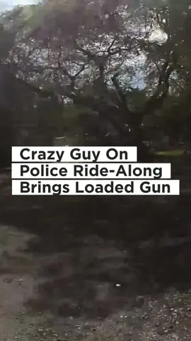 Crazy Guy On Police Ride-Along Brings Loaded Gun P5#cops#police #copsoftiktok #bodycam