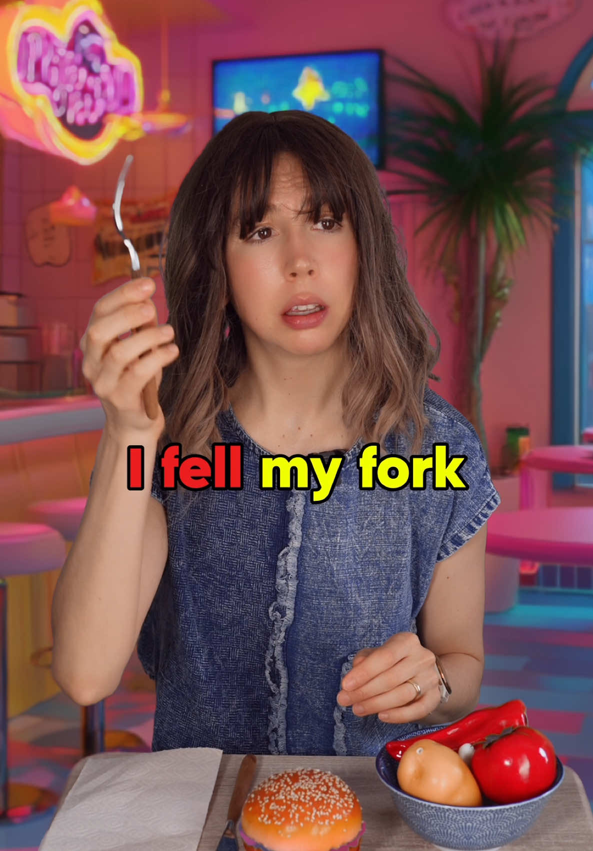 ✨Restaurant conversation in English 🩷Improve your English with me✨ #english #learnenglish