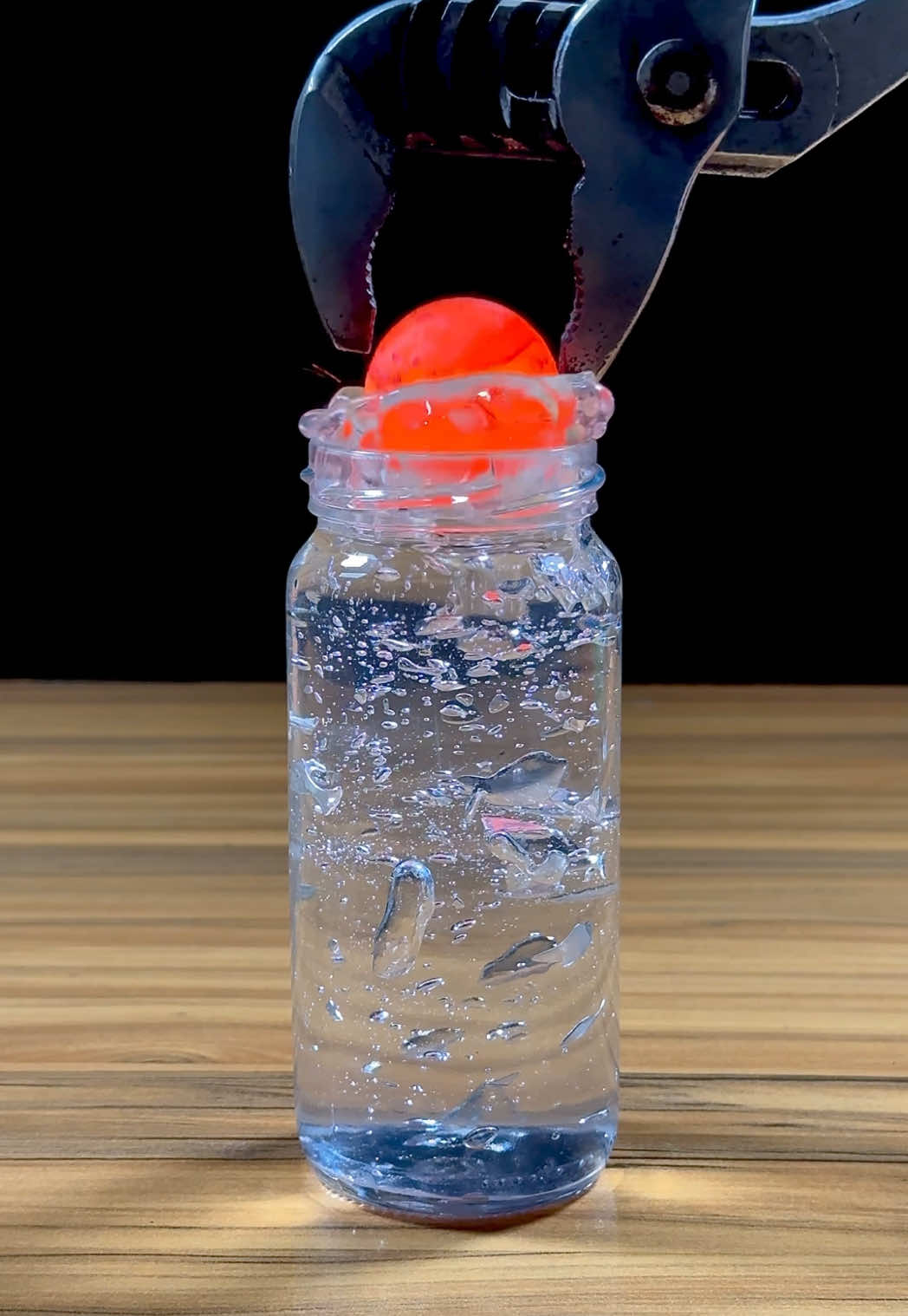 1000°C Red Hot Metal Ball VS Hair Gel !! #rhcb #experiment #asmr #asmrsounds #oddlysatisfying #uktiktok #scienceexperiments #usa_tiktok🇺🇸 #fyp 