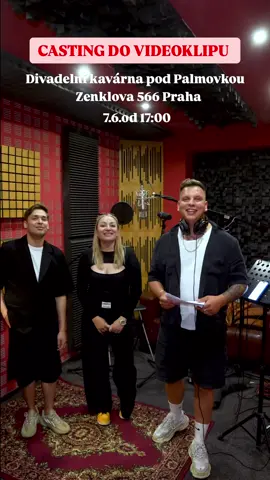 🎬 CASTING DO VIDEOKLIPU 🎥 Hledáme výrazné tváře do připravovaného videoklipu! 📍 Místo: Zenklova 566, Praha 📅 Datum: 7. června 2025 🕔 Čas: Od 17:00 Přijď se ukázat, zaujmi nás a staň se součástí vizuálně silného projektu. Casting je otevřený všem, kdo mají chuť zazářit před kamerou! Těšíme se na tebe! ✨.   #fyp #casting #videoklip #czechboy #cz #czechgirl #prague 