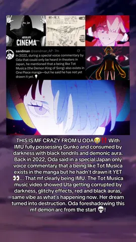 IS THIS NOT INSANE?!? #onepiece #onepiece1150 #luffy #uta #imu #gunko #devil #totmusica #ado #moviered #elbaf #foreshadowing #oda #anime #kaiser🇧🇪🇲🇦 