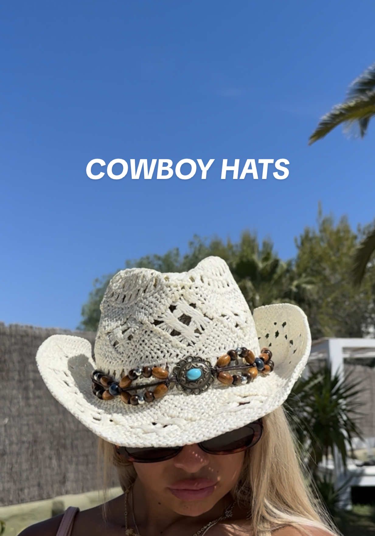 Cowboy hats have officially been defrosted 🤠 Summer is here in Ibiza #ibiza #ibizastyle #ibiza2025 #Summer #fashion 