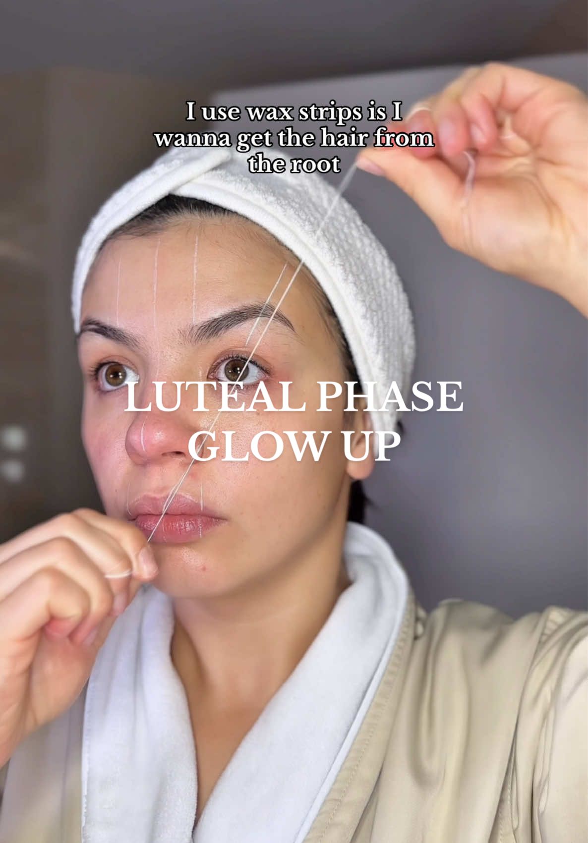 next cycle I shall do an o glow up 🥲 stay tuned for part 2 #hairtok #skintok #GlowUp #lutealphase #eyebrowmapping #eyebrowtutorial #oilcleansing #hairoil #haircareroutine #fyp 