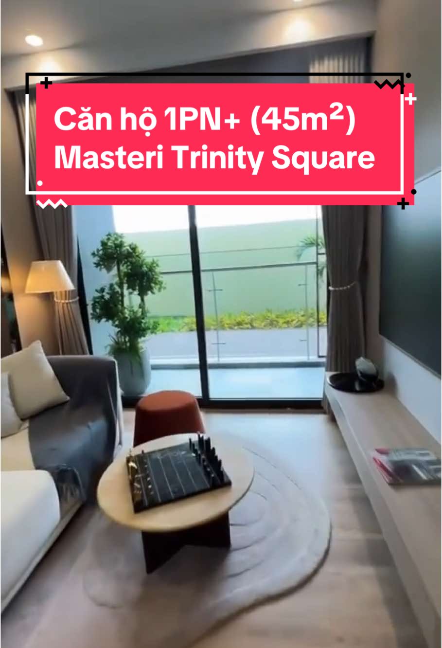 Khám phá căn hộ 1PN+ (45m²) dự án Masteri Trinity Square  #masterisehomes #masteritrinitysquare #vinhomesoceanpark2 #canhocaocap #xuhuong