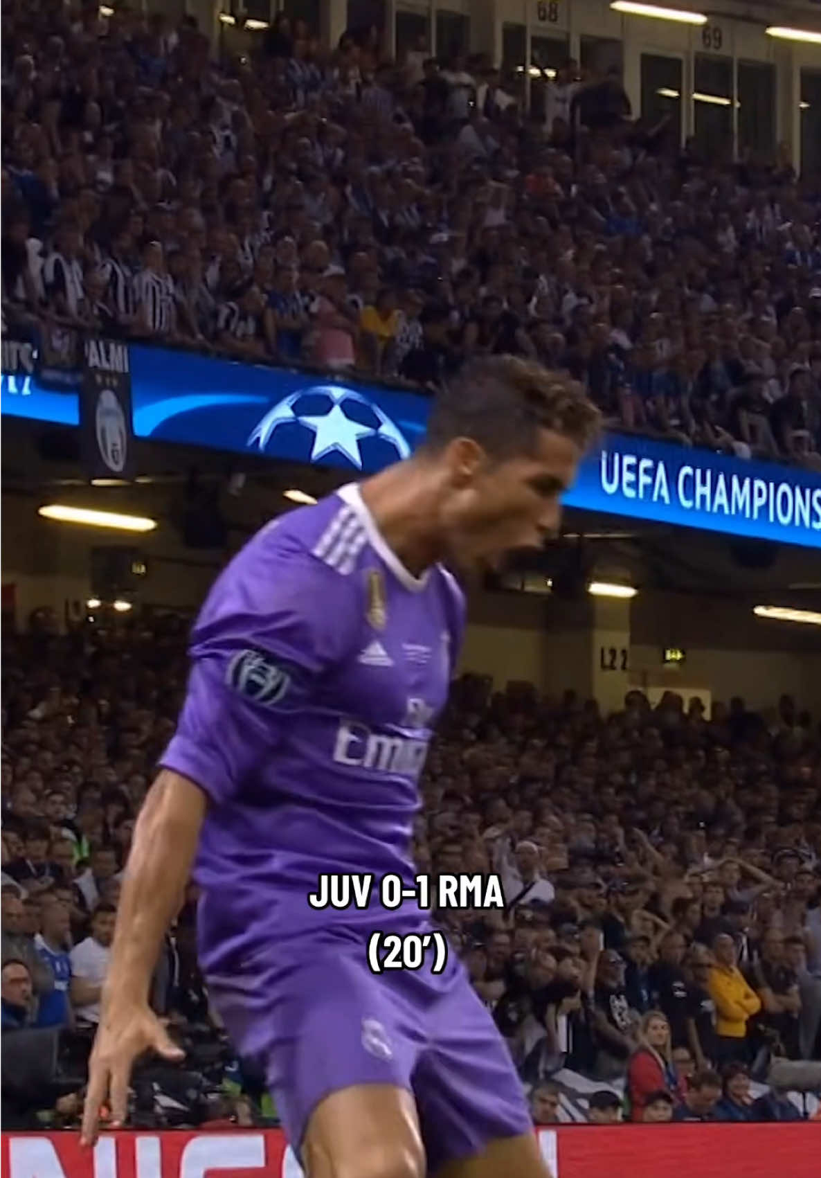 The 2017 #UCLFinal, Juventus 1-4 Real Madrid. #UCL 