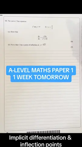 A-level maths - Differentiation  #math #alevels #alevelmaths 