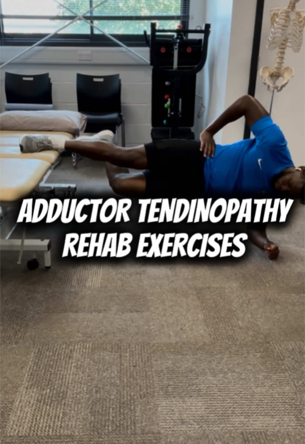 3 exercises for adductor tendinopathy🤝                                                                            Towards the back end of the last football season, I developed an adductor Tendinopathy in my right groin. These injuries are usually caused from repetitive stress and overuse of the associated tendon. Performing isometrics for Tendinopathy issues can help with: •Pain reduction ✅ •Increase tendon load tolerance✅ •Increase tendon stiffness ✅ •Proper muscle activation ✅ #fyp #rehab #injury #injuryprevention #tendinopathy #adductors #footballtiktok #GymTok #physiotherapy #exercise #groin #groinpain 