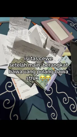 Kyk koleksi struk 😭