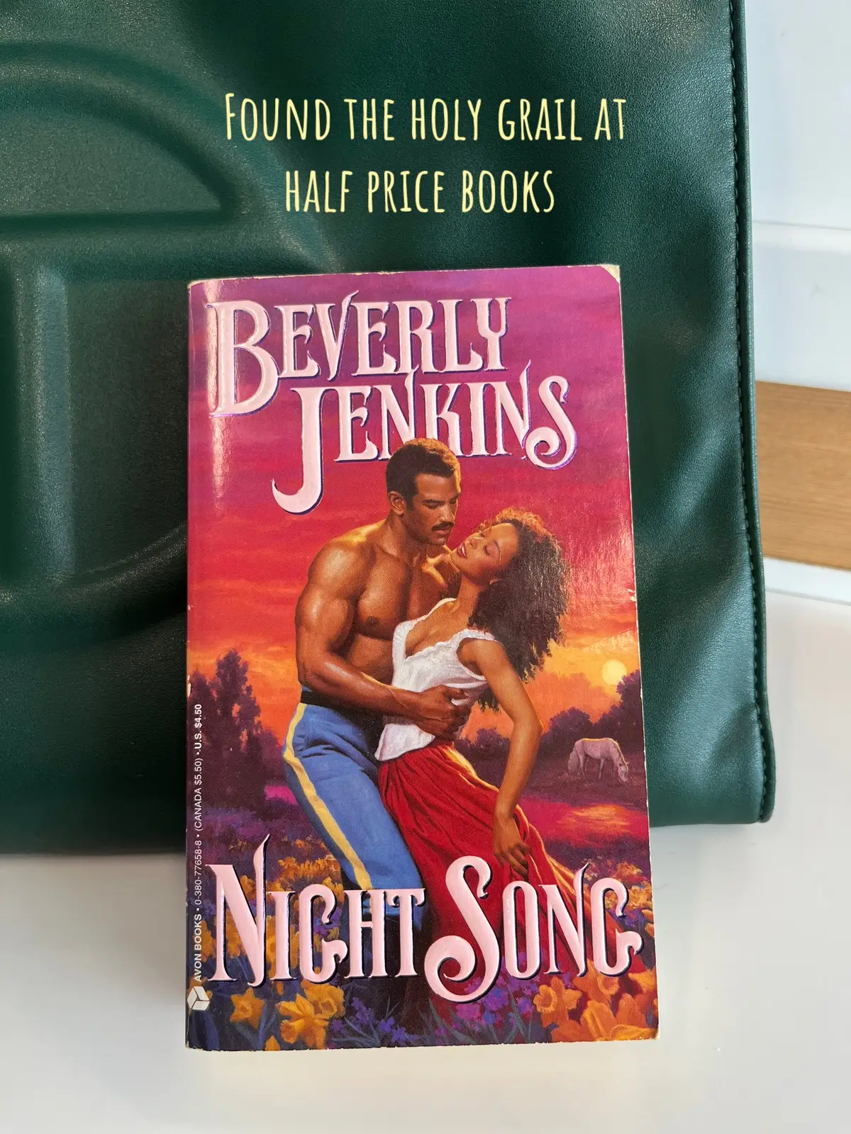 The spine ain’t even cracked #beverlyjenkins #BookTok #halfpricebooks #blackbooktok #romancebooktok #historicalromance 
