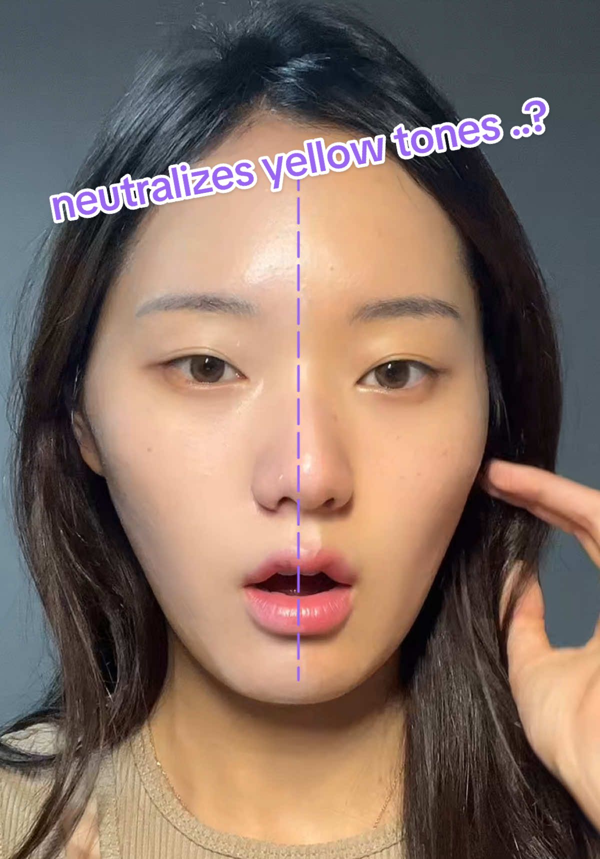 Apply before foundation for a more even, radiant look ✨ This purple base neutralizes yellow undertones👍  #laneige  Skin Veil Base EX #pureviolet @LANEIGE Korea @laneige_us @Laneige Official Store #makeup #basemakeup #fypシ #kskincare #beauty #skincare #daily 