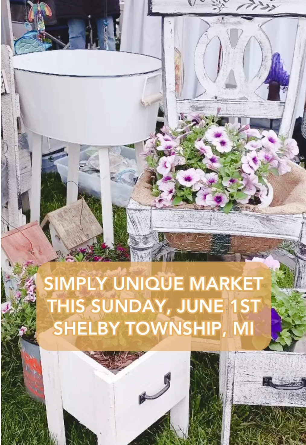 We are only 5 days away from market day in Shelby Township!!🙌 Join us at the Packard Proving Grounds this Sunday, June 1st from 11am-4pm! We have over 125 small businesses & food trucks that will be joining in on the fun!! Do not miss this ONE-DAY event!! See you on Sunday! —Simply Unique Market— ☀️ June 1st | 11am-4pm 🕶️ Packard Proving Grounds Historic Site ☀️ 49965 Van Dyke. Shelby Twp, MI 🕶️ Outdoor Event | Rain or Shine ☀️ $5 Entry | Under 12 Free | Free Parking 🕶️ First 100 get a Simply Unique T-shirt & Tote