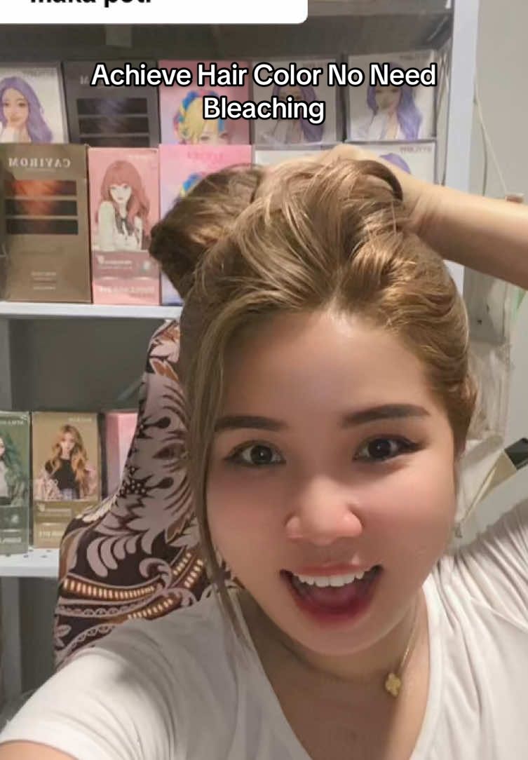 Replying to @Trisha lakas maka puti mima checkout kana din #haircolor #dye #DIY 