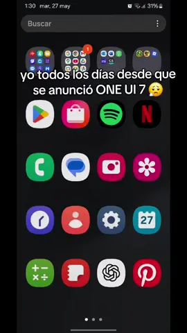 A alguien más le pasa esto?? #samsung #oneui7 #foryou #parati #