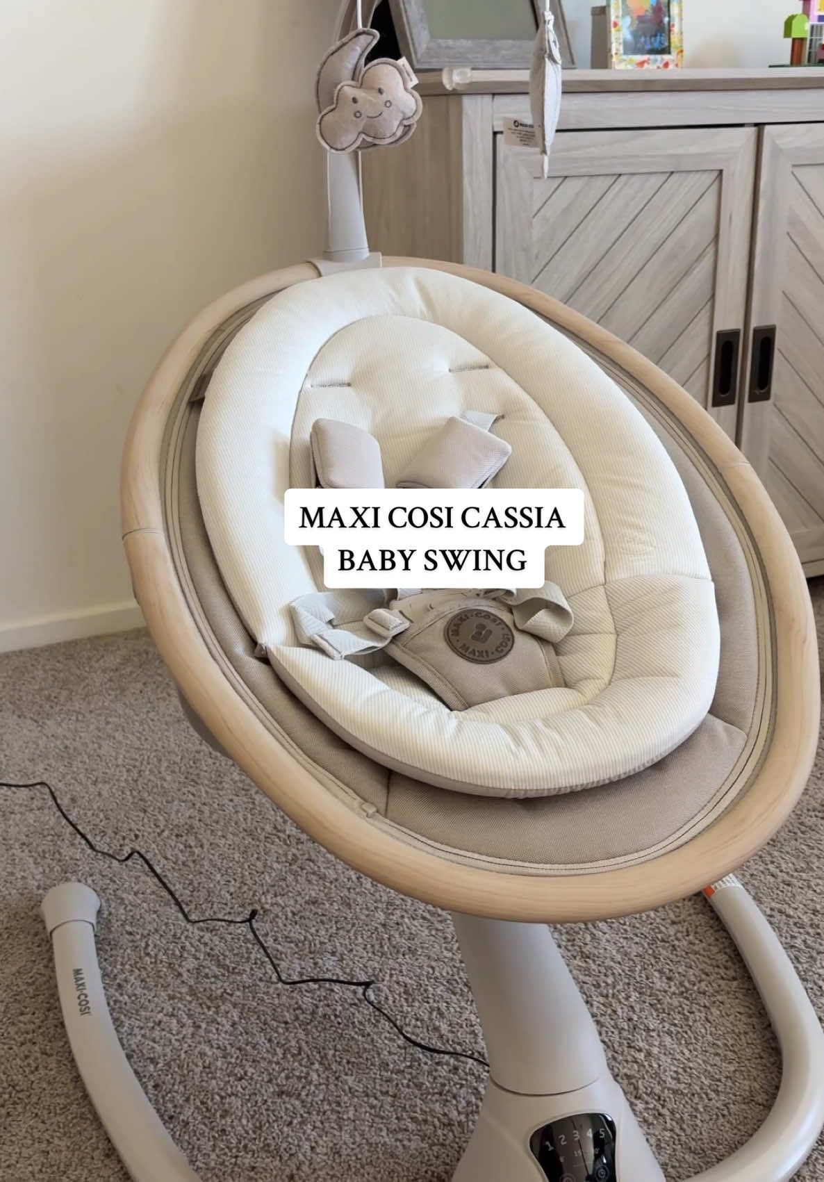 I’m 38.5 weeks now but have been nesting since 36 weeks! I’m in love with how this baby swings looks and can’t wait to use it with baby! 🤍 #maxicosi #babyswing #babyswings #newbornmusthaves #babymusthaves #babymusthave #babyregistrymusthaves #37weekspregnant #nesting #nestingmama #unboxingbabyitems  #secondtimemom #babyhaul 