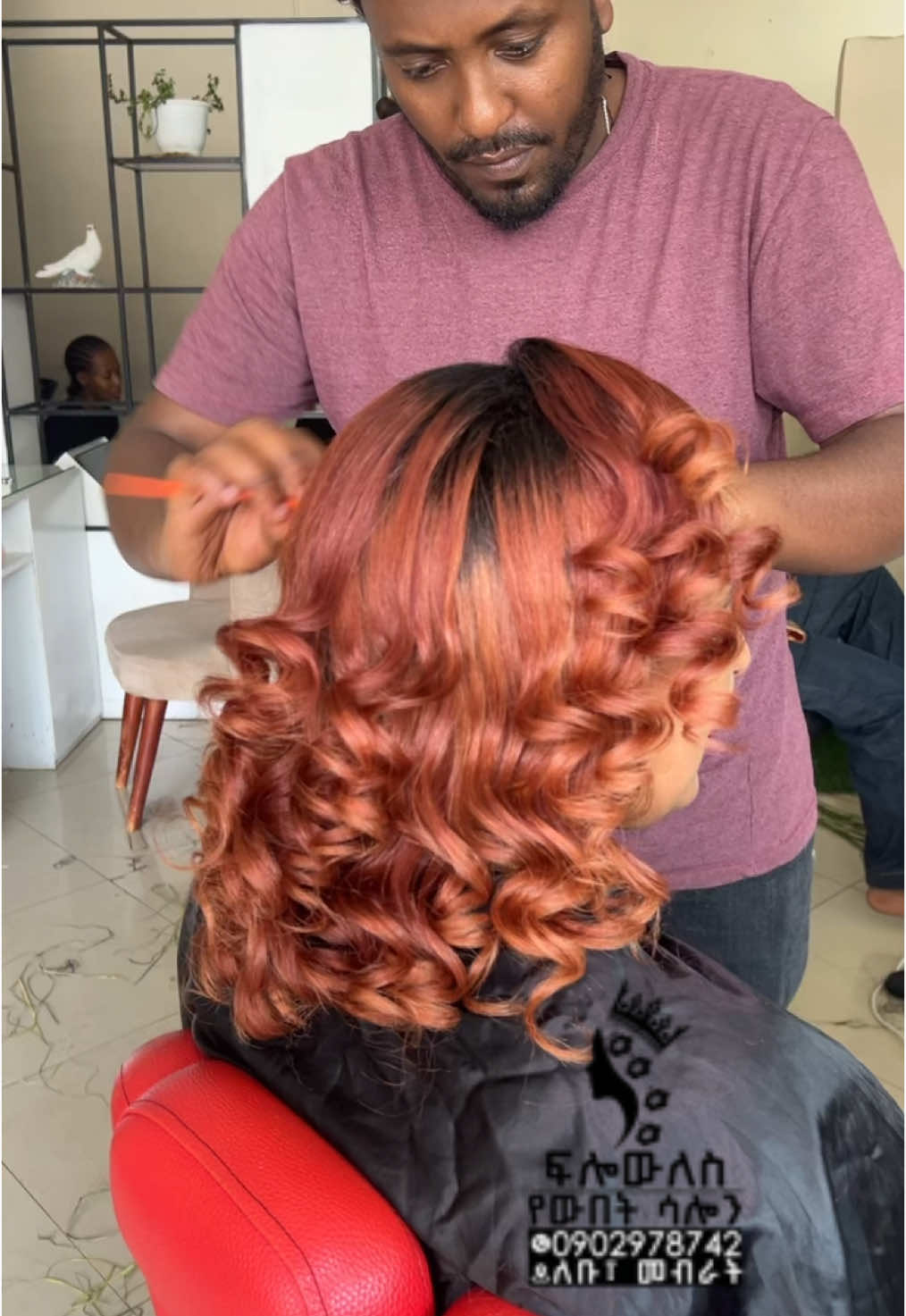 When your hair speaks for itself it’s Falwess you can find us lebu meberat infront of shesera Asa bet  #FalwessBeauty #HairColorTransformation #FalwessHair #HairGoals #ColorMagic #SalonVibes #HealthyHair #BoldHairColor #HairCare #GlowUp