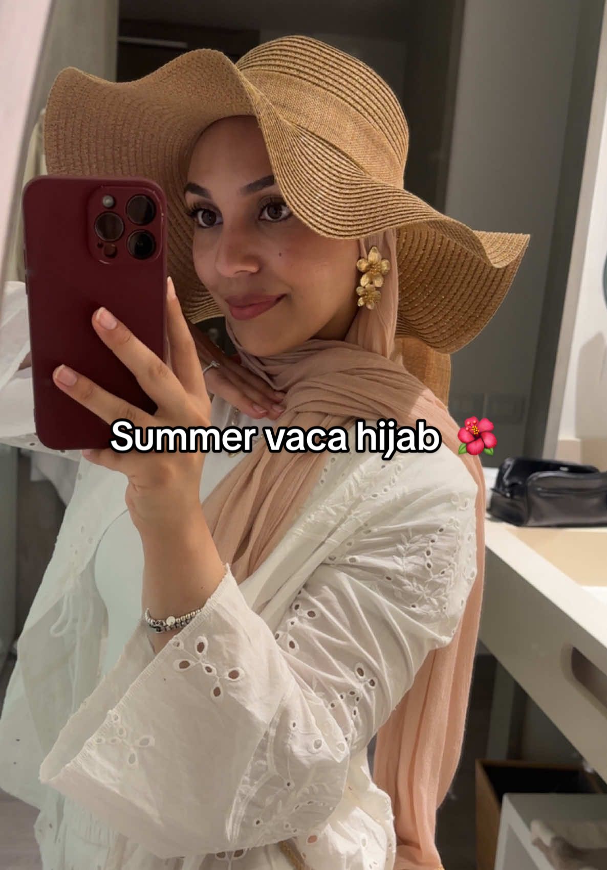 Style my hijab w earrings  🌺  @coverboutique  • #hijab #hijabstyle #hijabi #hijabtutorial #hijabi  #HijabFashion #muslim #modestvacationoutfits #modestoutfits #summermodestfashion #grwm #shein #sheinhaul #sheinhijab #hijabshein #modestsheinhaul #sheineid #sheinvacation 