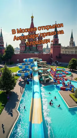 В Москве открылся аквапарк на красной площади . #москва #россия 