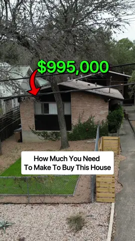 How Much You Need to Make To Buy a $995,000.00 with a 3.5% down FHA loan