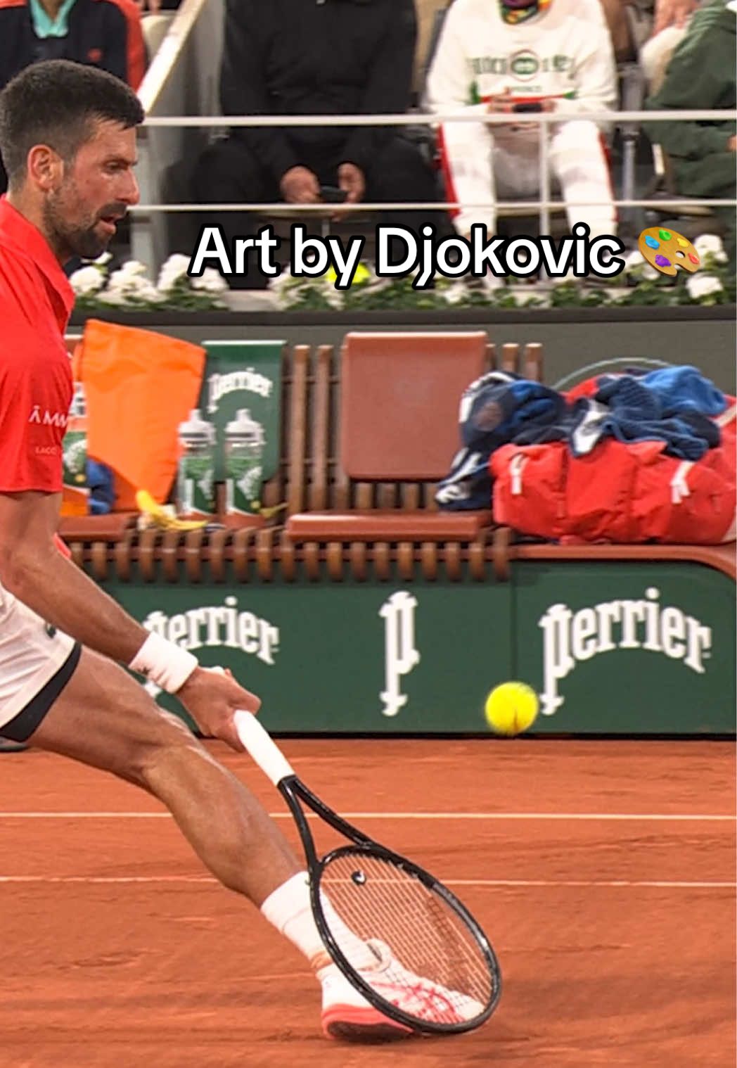 Art by Djokovic 🎨🎾 #RolandGarros #sportstiktok #tennis #edit #djokovic @Novak Djokovic 