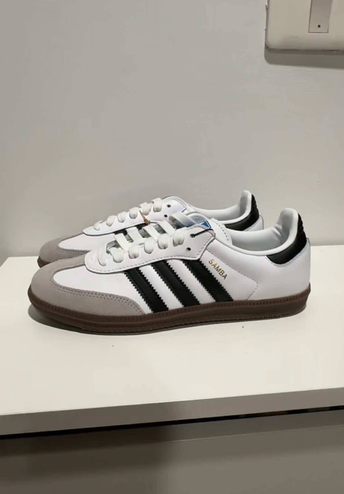 Adidas Samba OG White Gum / White Black Gum #adidas #samba #adidasamba #fyp #foryoupage #sambaadidas #myanmartiktok🇲🇲🇲🇲 
