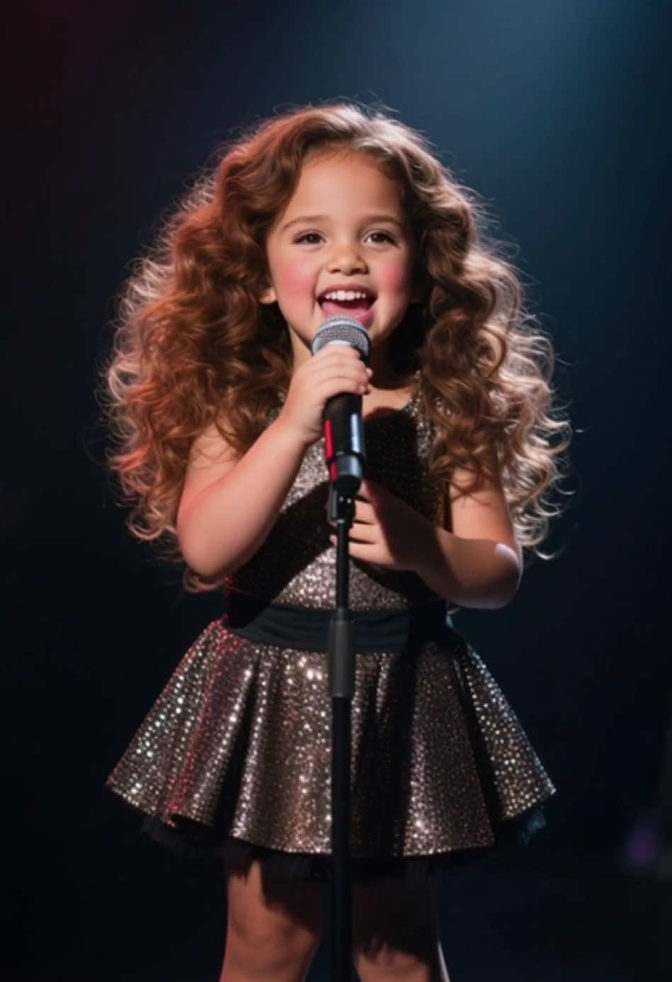 Mariah Carey performing as a baby 💕 #MariahCarey #singing #baby #ai #usa_tiktok #trend #viral 
