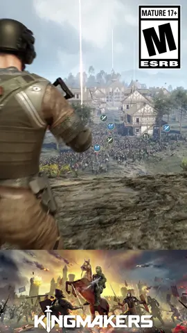 Time-travel paradoxes be damned — Kingmakers is ready to bring an attack chopper to a sword fight. Medieval England never looked so doomed: a frenetic new trailer for the shooter/RTS hybrid finally showed off four-player co-op, with assault rifles mowing through armored knights before revealing an October 8 Early Access launch.
