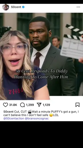 Diddy planning to go after 50 cent after he was popped 9 times is WIlD 🤣 #fyp #pdiddy #diddy 