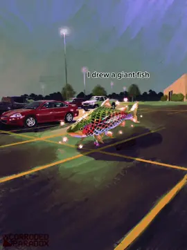 Woohoo  #CapCut #digitalart #art #surrealism #weirdart #surrealart #digitalpainting #artistsoftiktok #fish #rainbowtrout #coelacanth #tripodfish #eel #morayeel #gar #marinelife #tuna #salmon #shrimp 