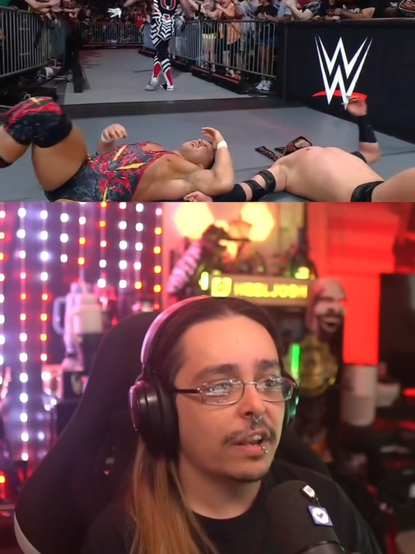 Streamers React To Chad Gable vs Penta vs Dragon Lee MITB Qualifying Match On Raw. #WWE #Raw 