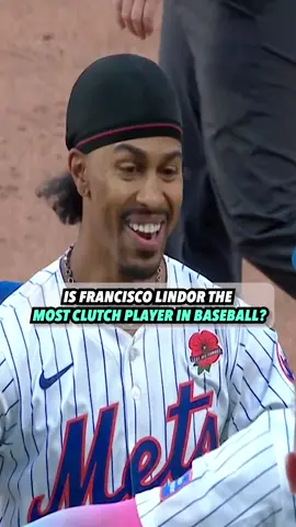 Is Francisco Lindor the most clutch player in baseball?🤔 #newyorkmets #franciscolindor #MLB #baseball #mets #walkoff #sports #mlbnews #baseballtiktok #mlbtiktok