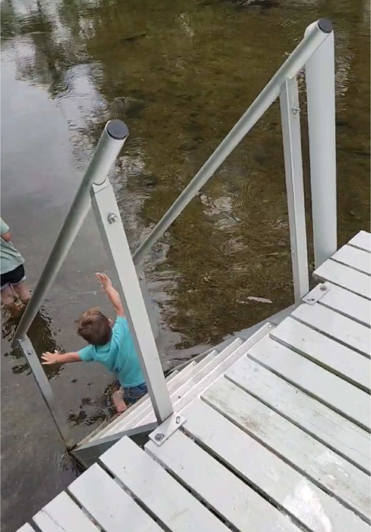 Poor kid 😢 (he was completely fine btw and didn’t even get real upset!) #toddler #toddlerfail #river #OhNo @Jamie Mobley 