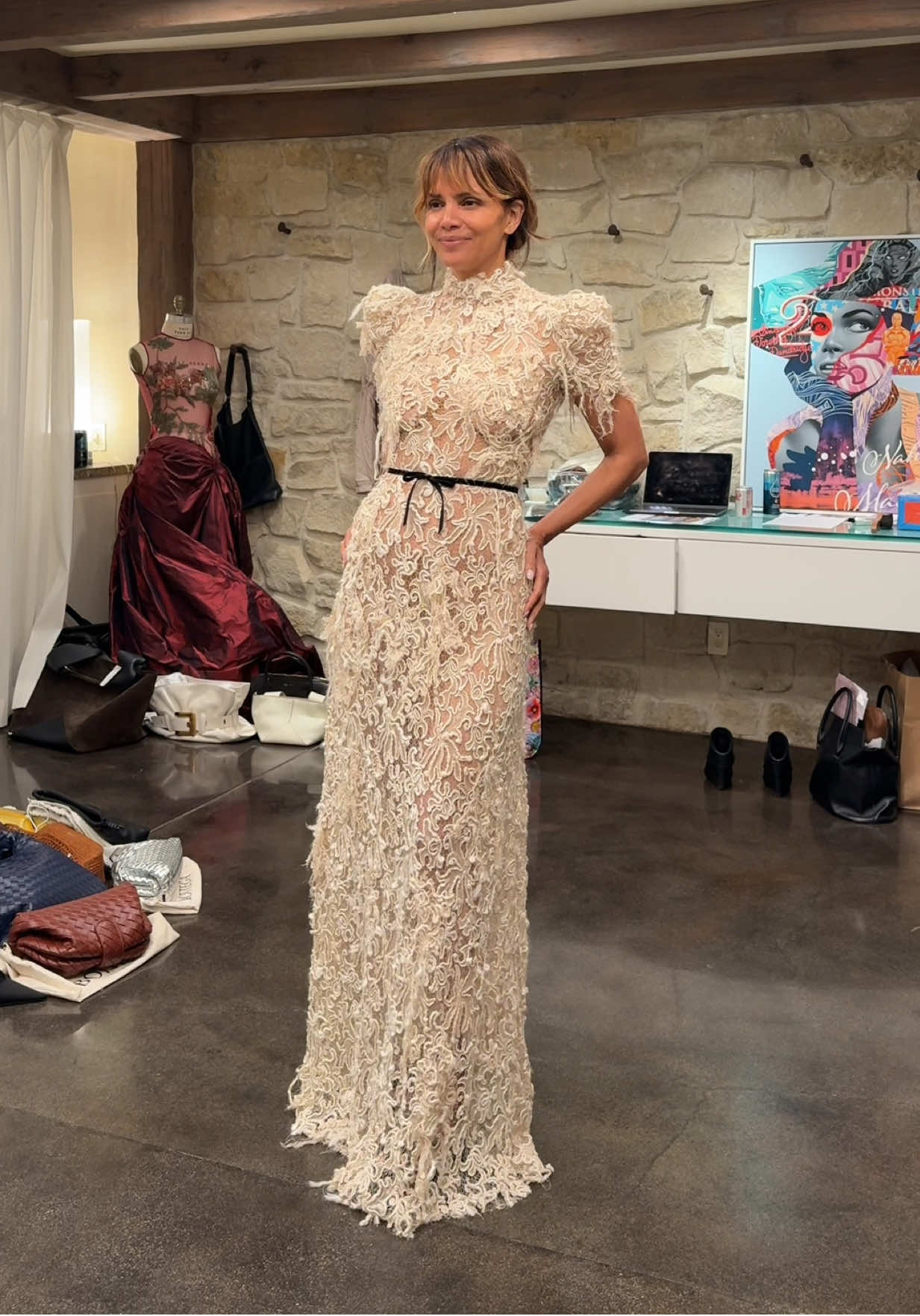A little pre-Cannes behind the scenes fitting ✨