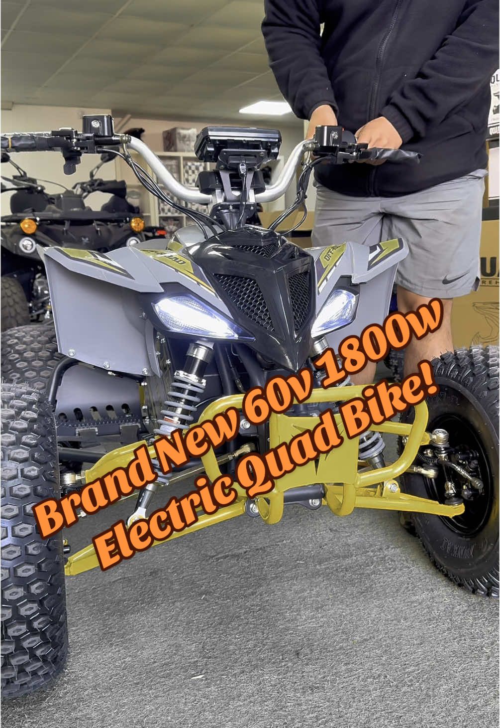 Brand new 60v 1800w Junior/Adult Electric Quad Bike! #dazzle #quad #60v #1800w #quadwarehouse #fun #silent