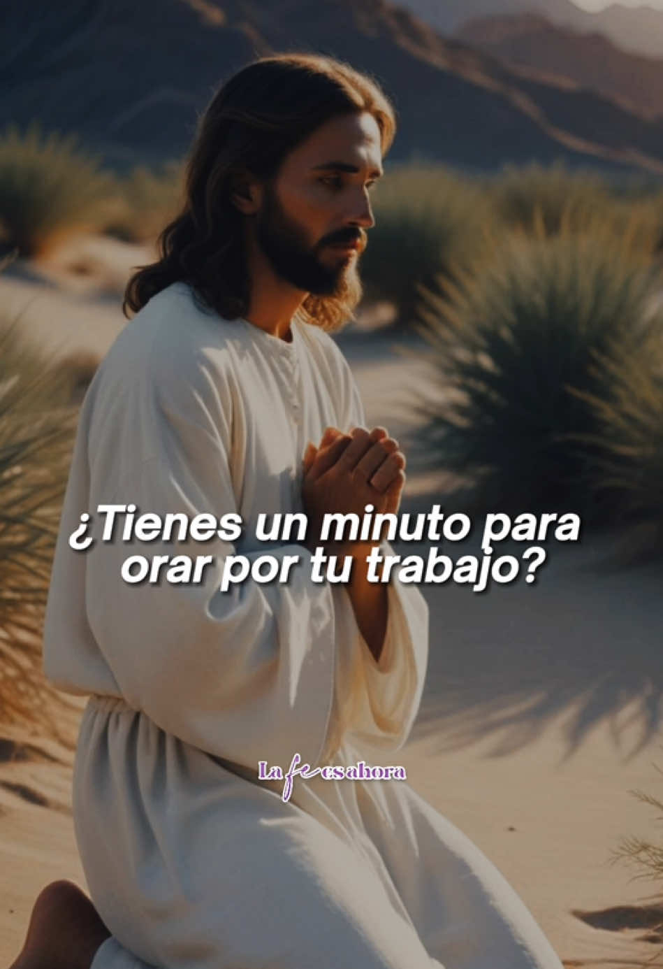 ¿Tienes un minuto para orar por tu trabajo? 🙏 #oración #oracionespoderosas #lafeesahora #trabajo #bendición #bendiciones 