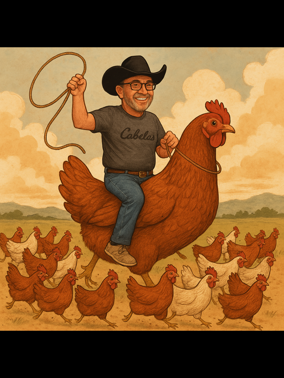 fun with AI. just messing around in between filling out job applications.  adulting sucks!  lol #chicken #chickentok @Cassandra #microsoftcopilot 