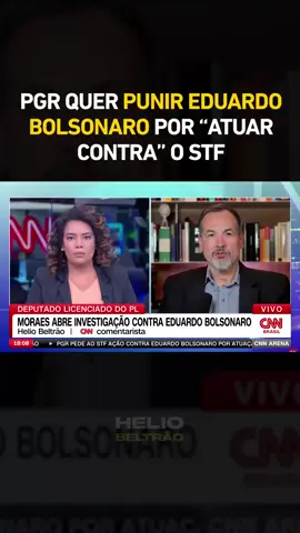 PGR quer punir Eduardo Bolsonaro por suas ações nos EUA. Meu comentário na CNN. #liberdade #brasil #eua #direita #STF #Justiça #Senado #bolsonaro #eduardobolsonaro