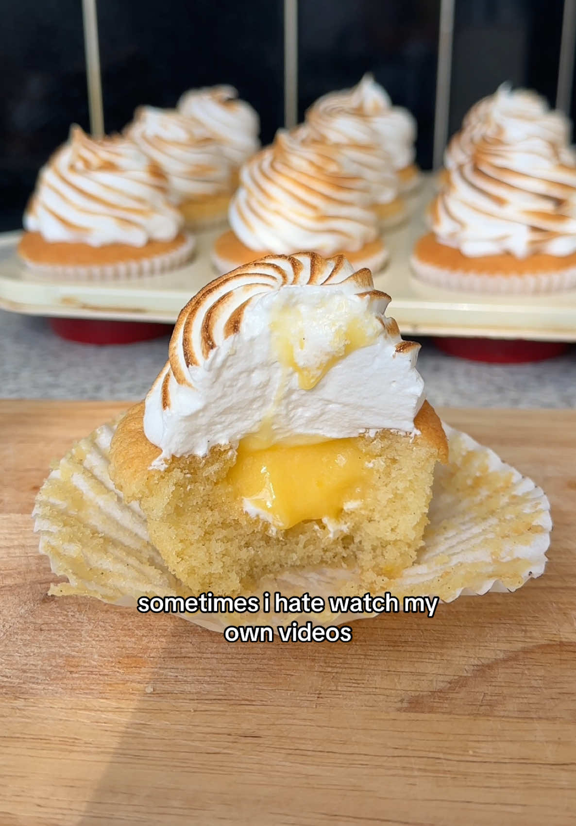 lemon meringue cupcakes 🍋