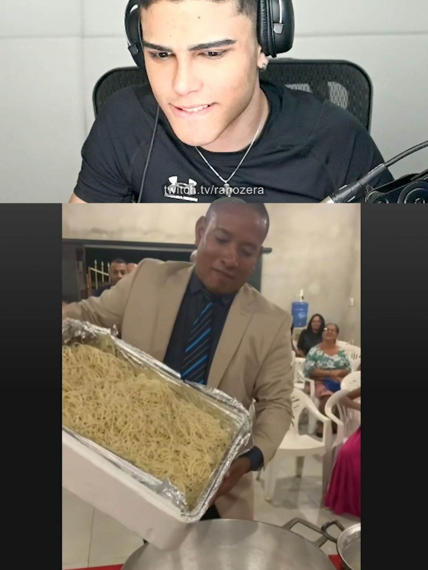 esse pastor divou #rano #humor #comida #macarrão