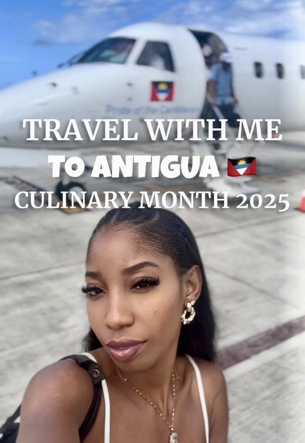 Straight off the jumbo @flyliat2020 jet to @antiguaandbarbuda @antiguabarbudarestaurantweek ‼️🔥🔥🔥 be sure to add #CulinaryMonth to your foodie callendar and stay tuned for more travel adventures ✨ #antiguabarbuda #ABCulinaryMonth🇦🇬 #culinarymonthantigua #antiguabarbudaculinarymonth 