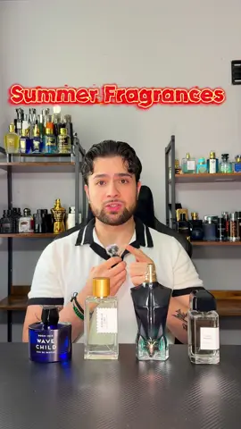 Summer fragrances! #fyp #fragrance #fragrancetiktok #fypシ゚viral #collection #perfumetiktok #signature #foryoupage #Summer #summervibes @JeanPaulGaultier @BDK Parfums @Goldfield & Banks Australia @Room 1015 