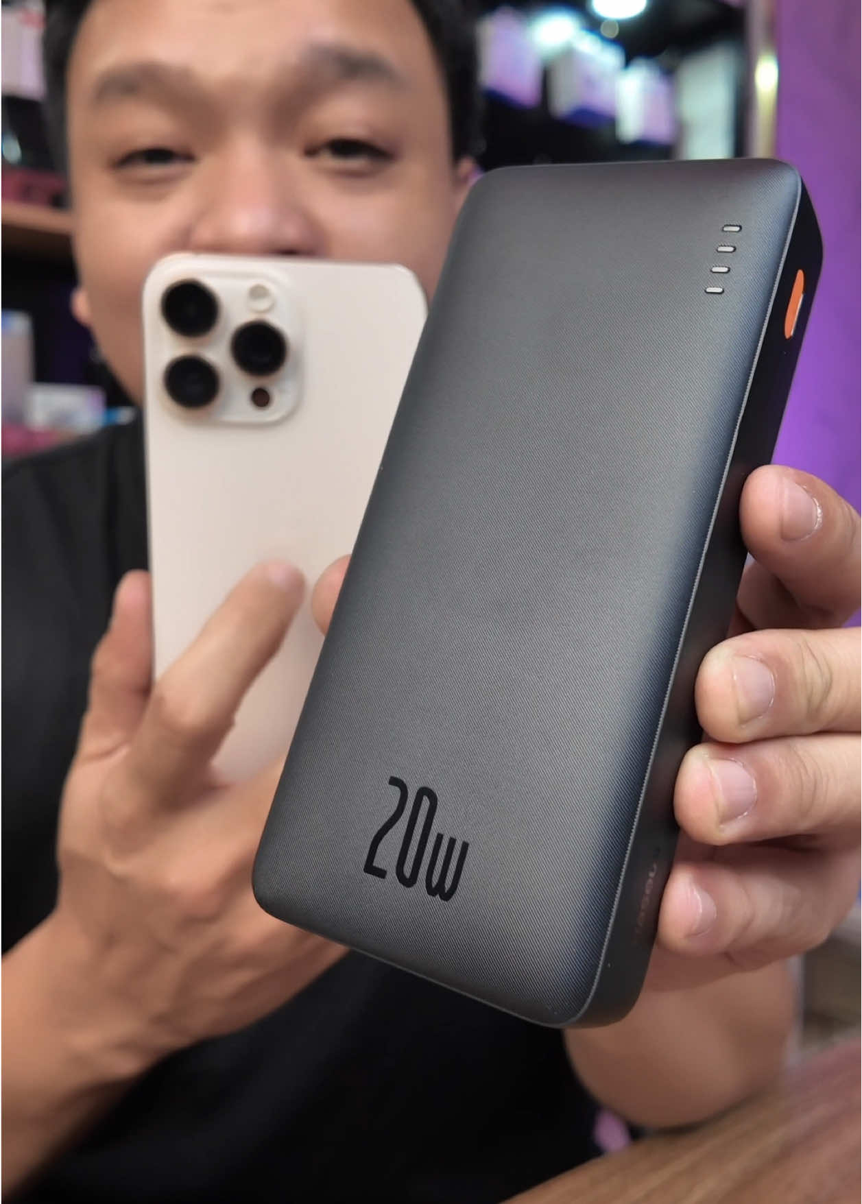 Trả lời @Linhlinh88  Baseus Airpow Cục Sạc Nhanh 20000 Mah  #sacnhanh #sacdienthoai #sacduphong 