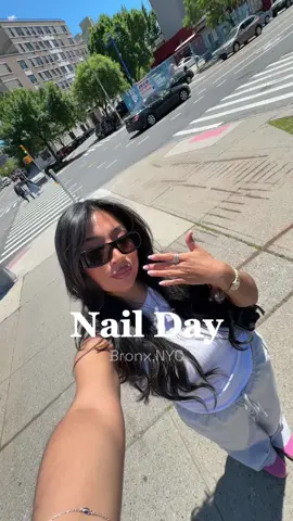 she did so good 🌸💖🎀 #nailtech #naildaywithme #pinknails #nailinspo #bronxny  #almondnails #nyc #bronxnailtech #bronxnails #nailvlog #cleangirlnails 