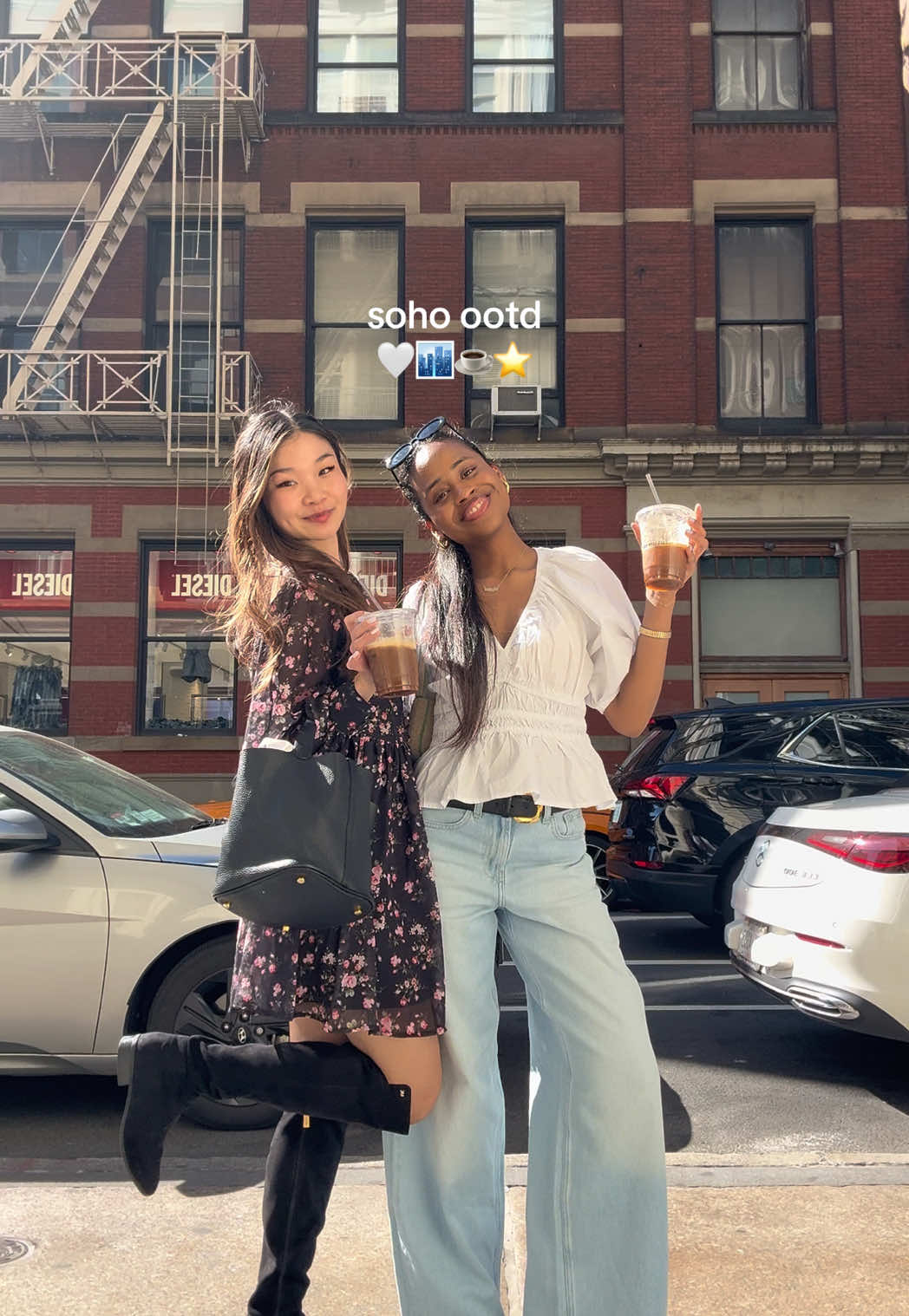 ootd w/ @amanda 🤍 #soho #nyc #fyp #ootdinspo #fashioninspo #spring 