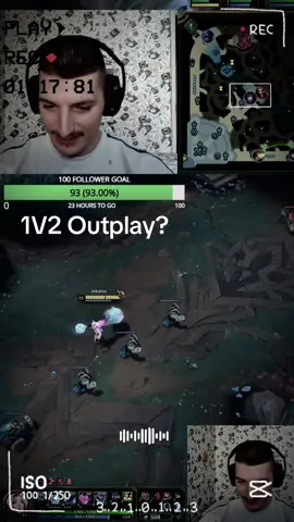 1V2 Outplay? #leagueoflegends #outplayed #fyp #gaming 
