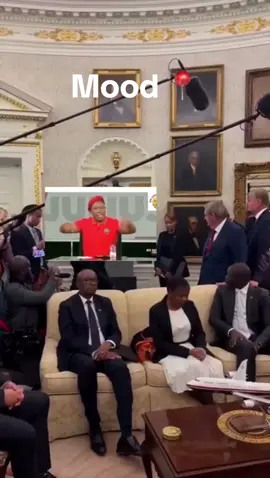 CIC Julius Malema at Oval Office |We are cruising nicely 😅😅 #SAMA28 #teejaytlomo #juliusmalema #donaldtrump #ramaphosa #elomusk #fyppppppppppppppppppppppp #trending 