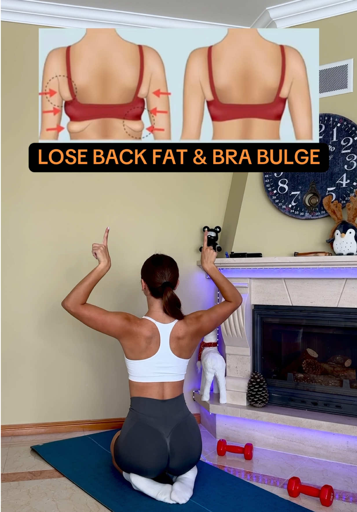 6 Exercises To Help You Lose Back Fat At Home🔥🔥🔥 Try / Save / Share👌 -6 exercises -3 rounds -30 sec workout -20 sec rest -1 min rest between rounds💪 #eattrain #workoutplan #homeworkoutforwomen #noequipmentworkout #workoutforwomen #workoutnoequipment #armworkout #gymgirlsoftiktok #workoutchallenge #workouts 