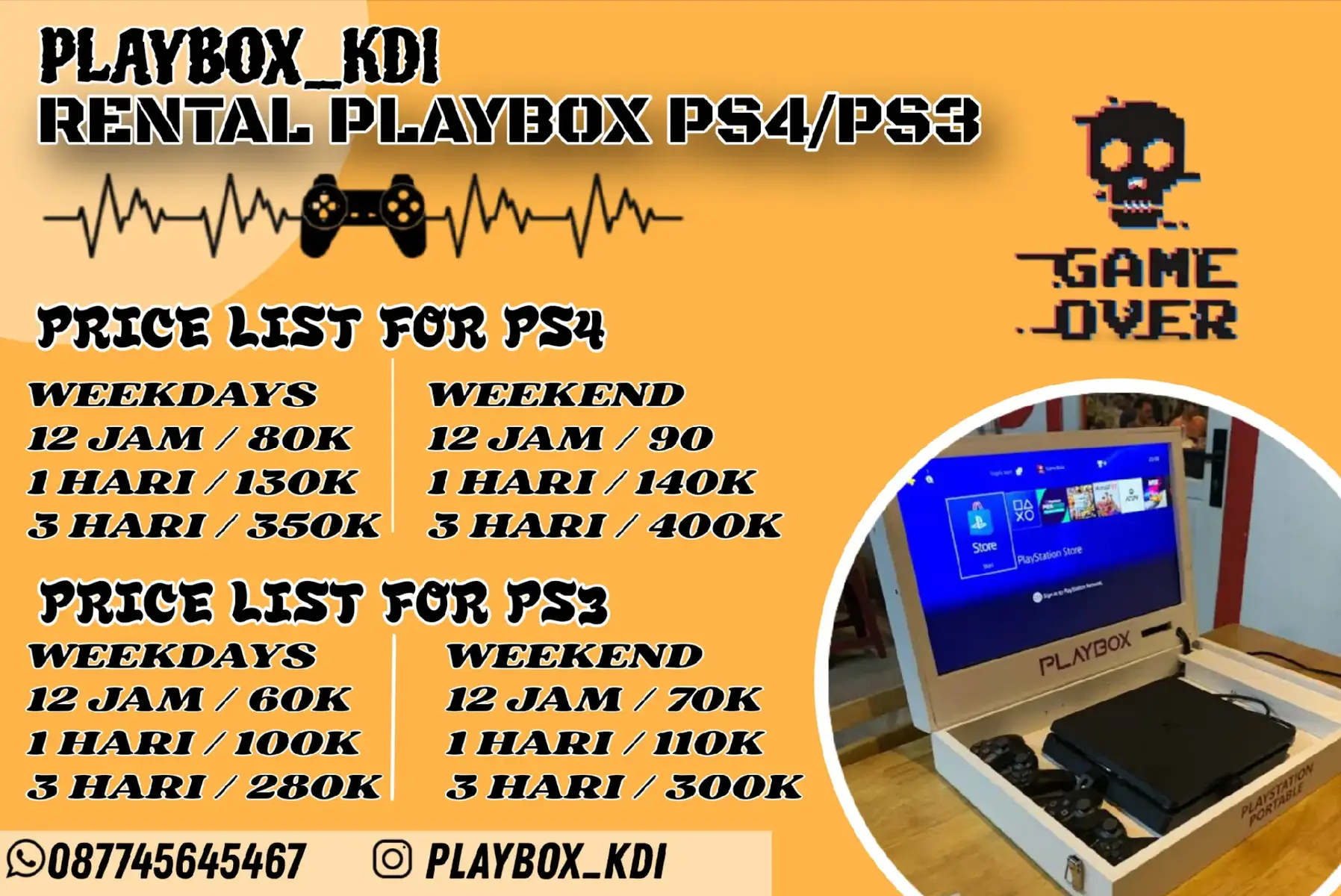 READY RENTAL PLAYBOX PS3 DAN PS4 BISA PREE ORDER HUB 087745645467 ATAU BISA LANGSUNG DM #playstation3 #playbox #kendarisulawesitenggara #playboxkendari #playstation4 #playstation4 #kendari #sualwesitenggara 