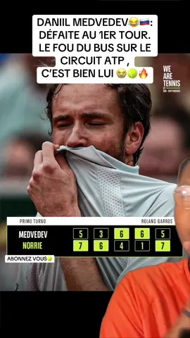 CE MEC C’EST VRAIMENT GRAVE 😂😂🤣🎾❌ #daniilmedvedev #daniil #medvedev #atp #atptour #rollandgarros #rolland #garros #sportstiktok #tennis #tennisplayer 