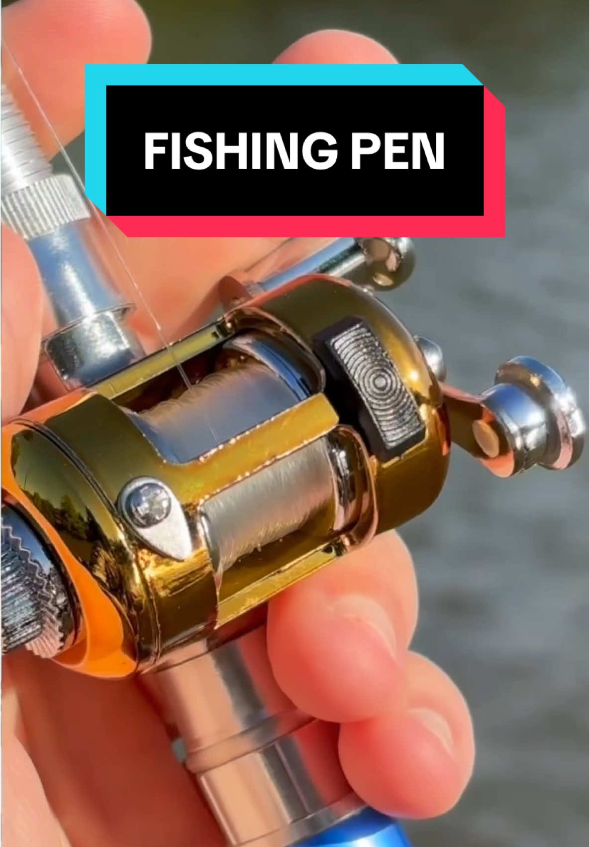 Fishing With A PEN…#fishing #basstok #fishingtok #bassfishing #pond #kayakfishing #funny 
